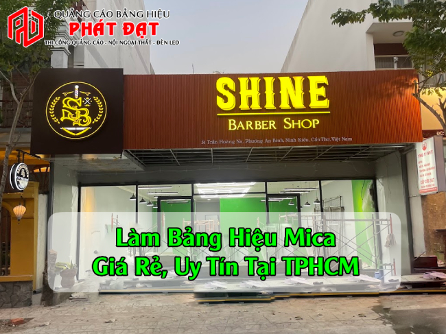 Làm bảng hiệu mica giá rẻ, uy tín tại TPHCM và các tỉnh lân cận