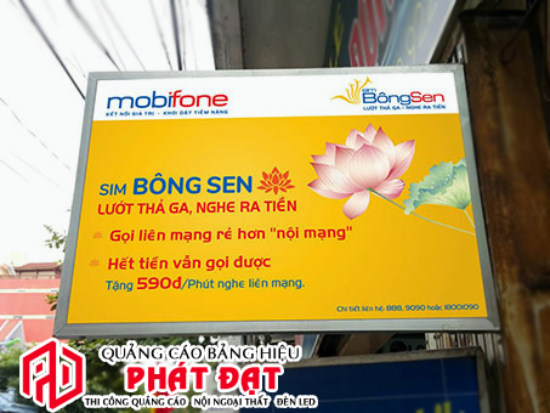 Mẫu biển hiệu hộp đèn bạt hiflex cho cửa hàng - Thiết kế bảng hiệu hộp đèn giá rẻ, tiết kiệm chi phí