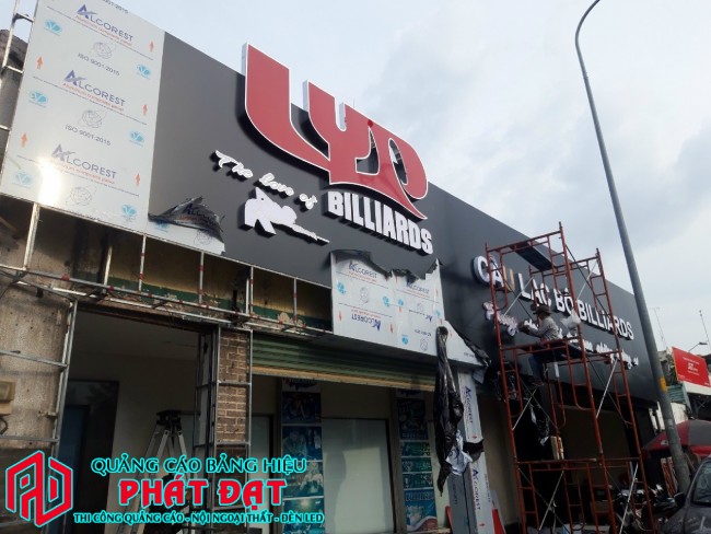 sửa bảng hiệu đèn led - liên hệ Quảng Cáo Phát Đạt