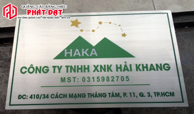 Địa chỉ làm bảng hiệu công ty uy tín tại TPHCM - Liên hệ Quảng Cáo Phát Đạt