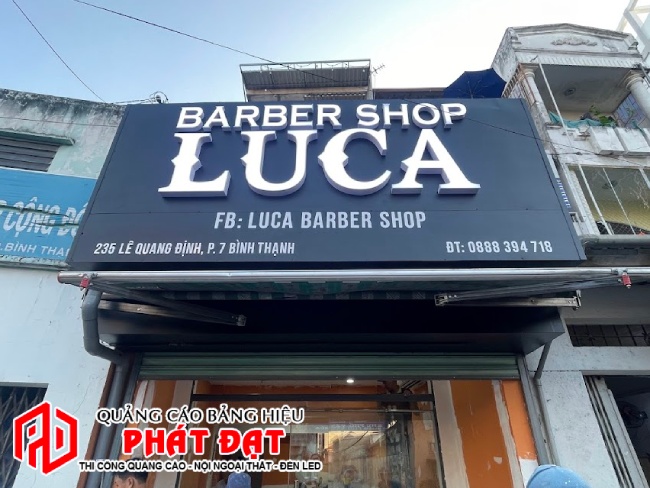 làm bảng hiệu chữ nổi cho barber shop