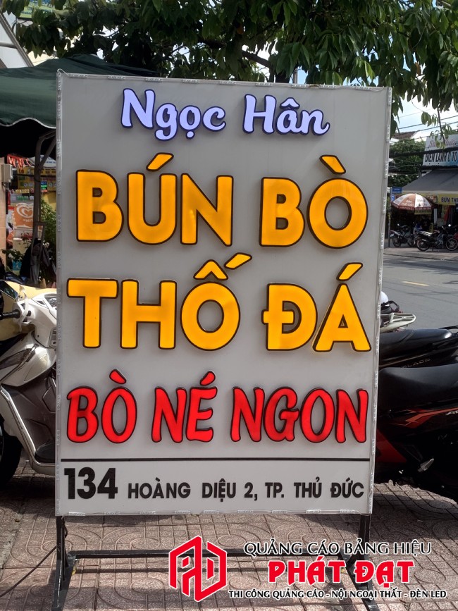 làm bảng hiệu hộp đèn LED tại TPHCM
