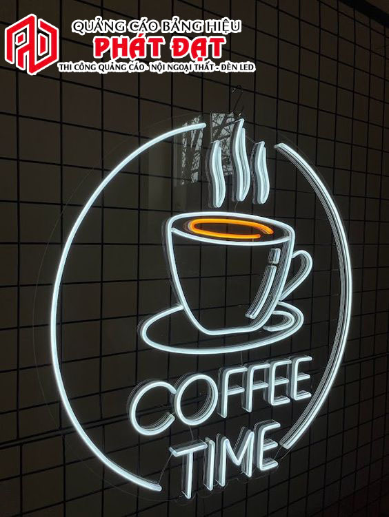 bảng hiệu đèn led đẹp cho quán cafe