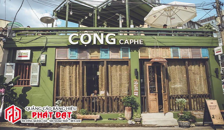 mẫu bảng hiệu quán cà phê đẹp ấn tượng