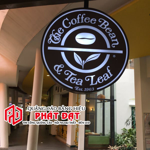làm bảng hiệu hộp đèn cho quán cafe
