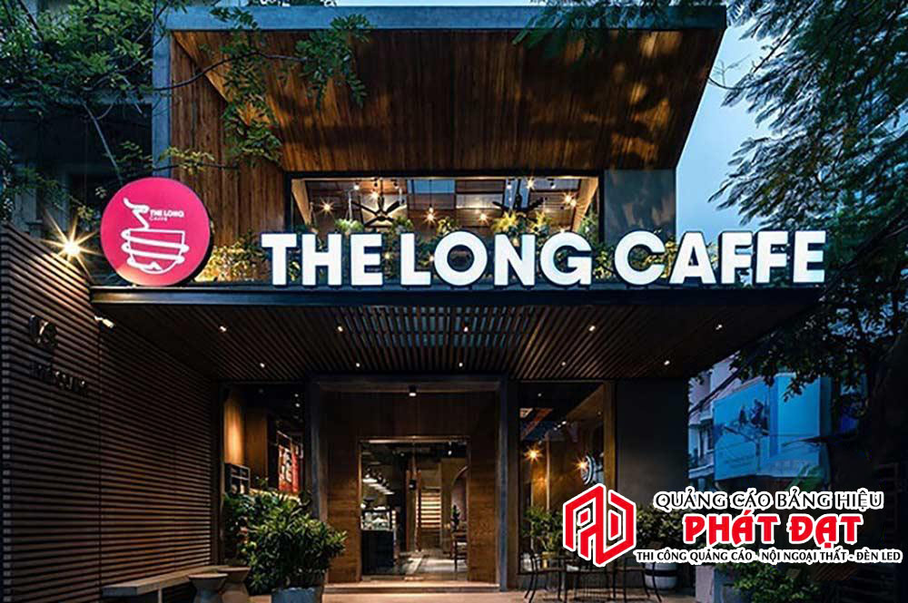 Mẫu bảng hiệu cà phê đẹp hiện đại