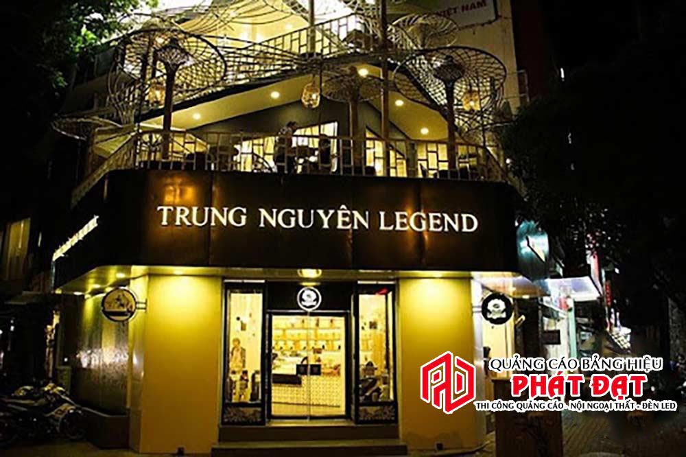 mẫu bảng hiệu cafe đèn LED đẹp