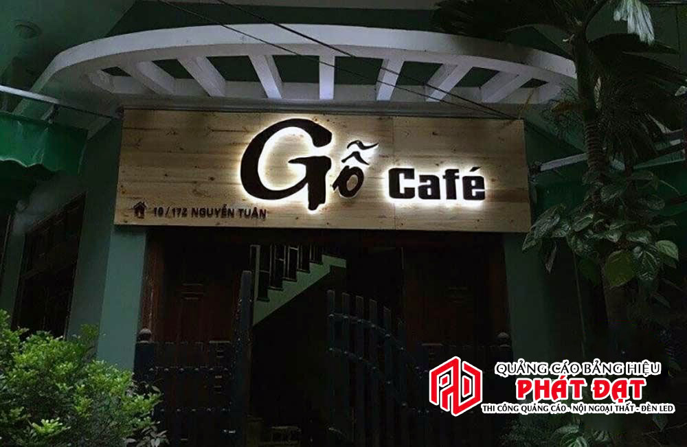 mẫu bảng hiệu cafe đẹp đơn giản