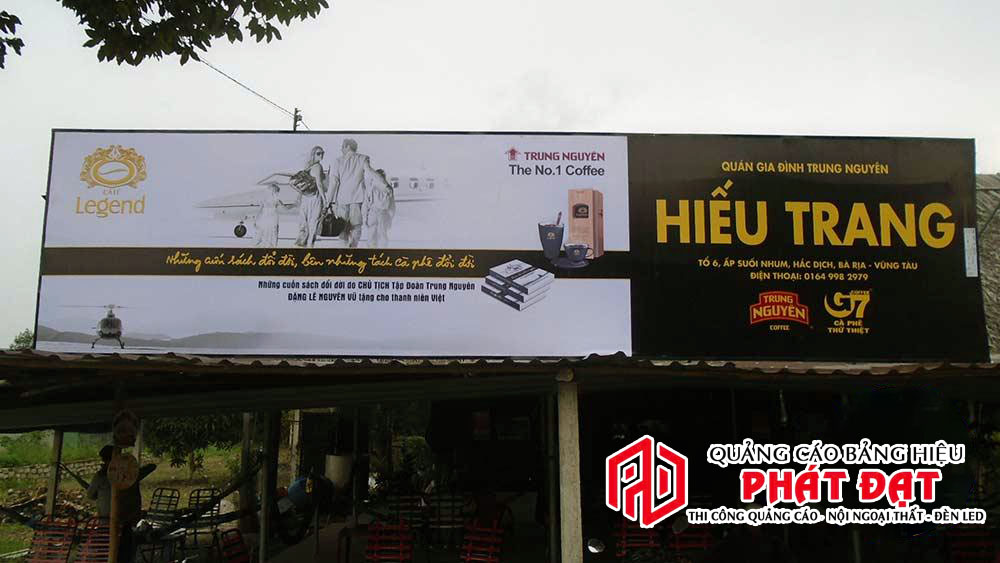 Mẫu bảng hiệu cafe võng đẹp