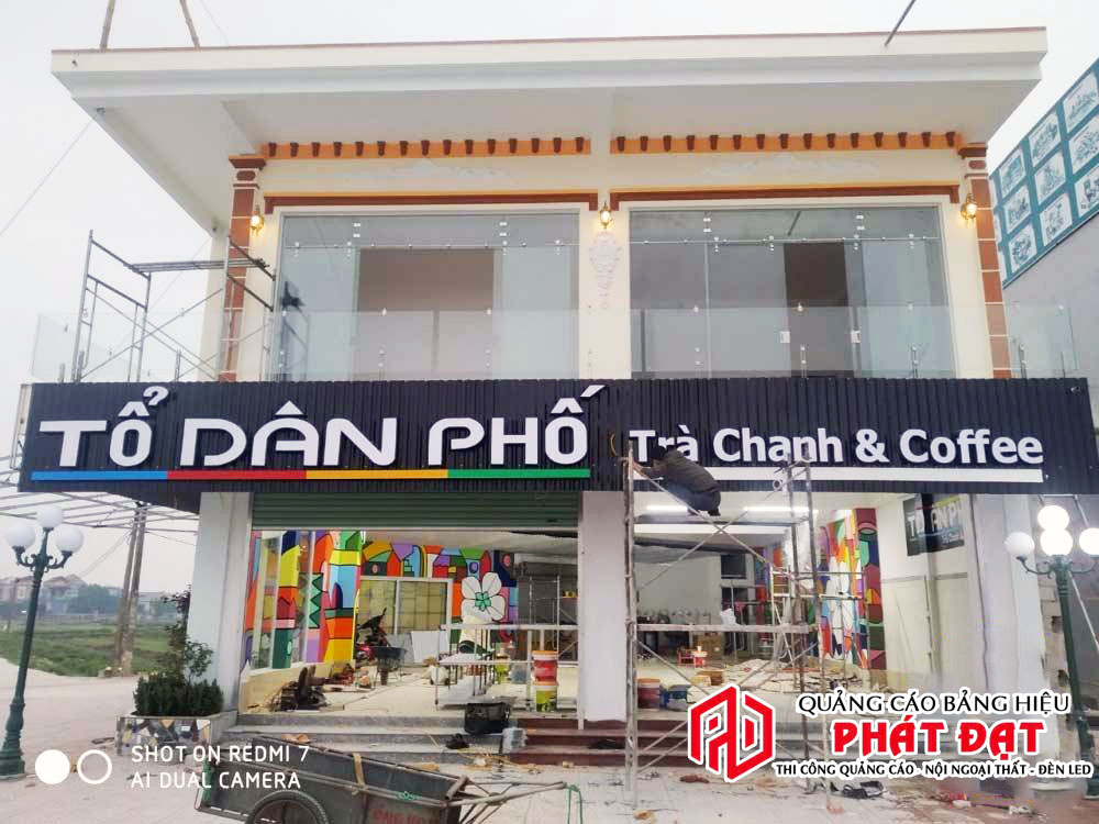 Mẫu bảng hiệu quán cà phê sáng tạo