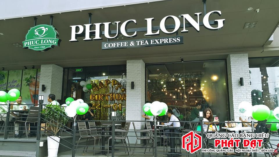 Mẫu bảng hiệu quán cà phê trà sữa