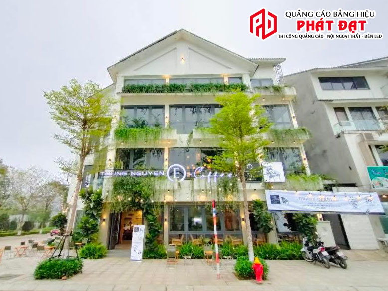 Mẫu biển hiệu quán cafe đẹp hiện đại