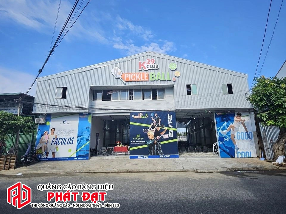 Mẫu bảng hiệu câu lạc bộ pickleball đẹp mới nhất
