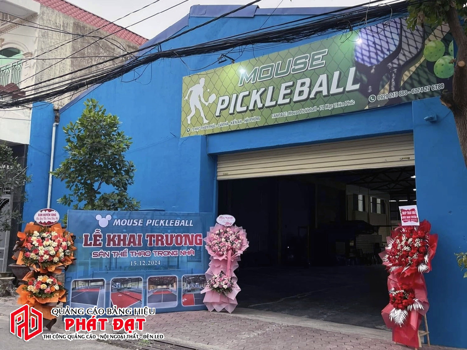 Bảng hiệu câu lạc bộ pickleball đẹp