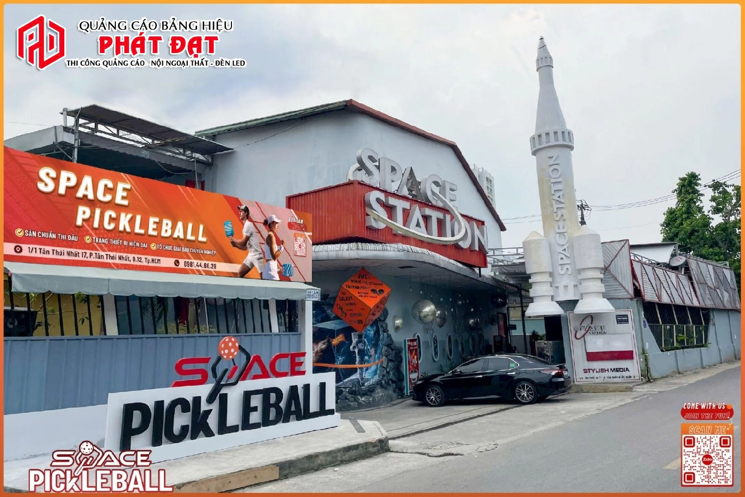 Làm bảng hiệu pickleball giá rẻ