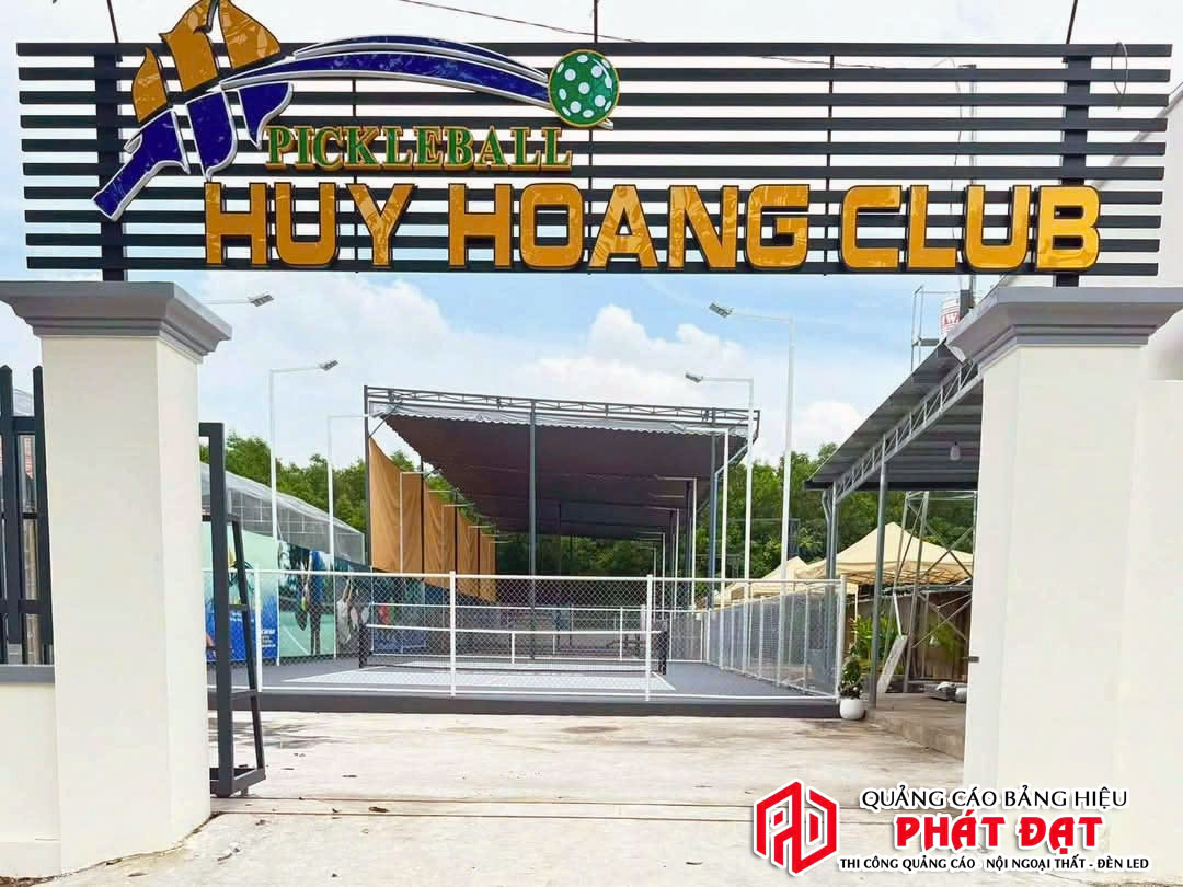 Mẫu bảng hiệu đèn led pickleball