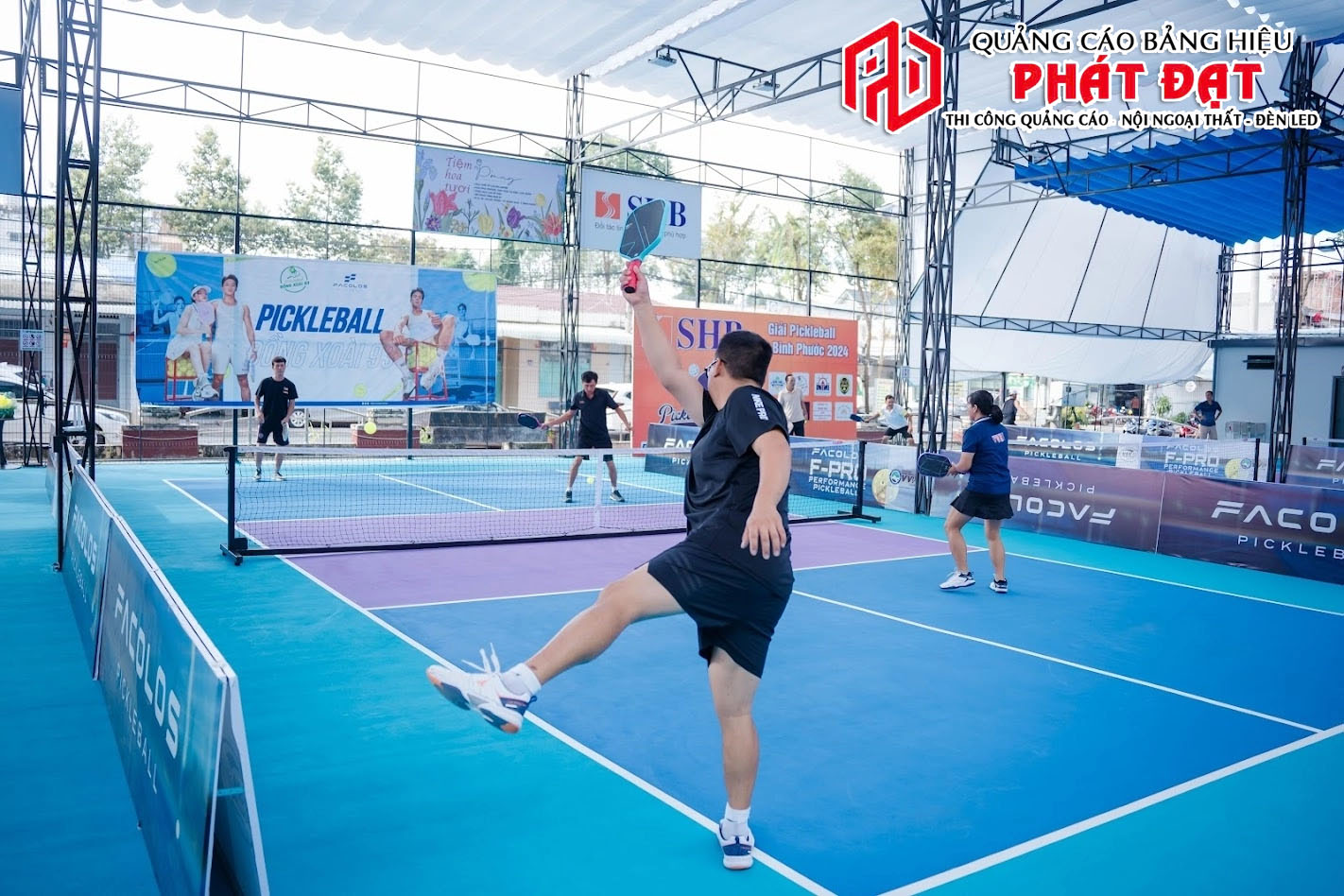 Bảng hiệu LED pickleball thu hút