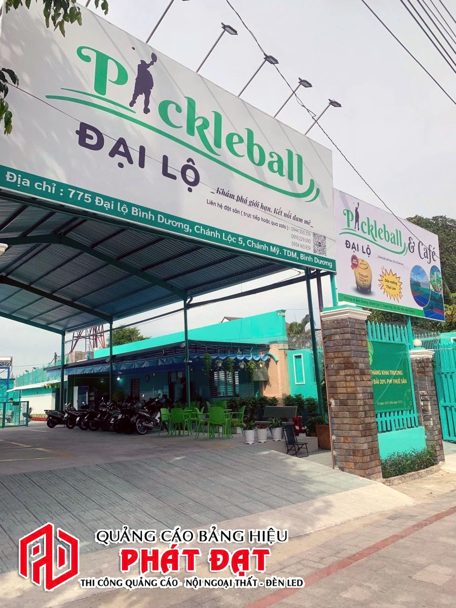 Bảng hiệu sân pickleball chuyên nghiệp