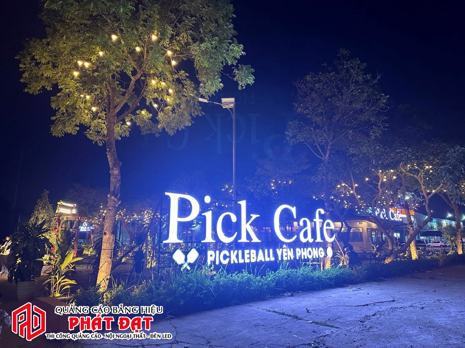 Thi công bảng hiệu pickleball chuyên nghiệp